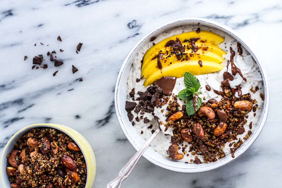 Coconut-Banana-Oats-Smoothie-Bowl-with-Crunchy-Black-Sesame-Quinoa-Cereal-+-Mango.-18